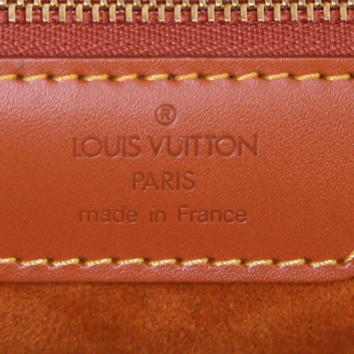 Borsa Louis Vuitton Sorbonne in pelle Epi gold - Detail D3