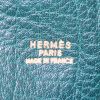 Borsa da viaggio Hermès Galop in pelle bisonte Vert Bengale - Detail D3 thumbnail