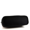 Sac cabas Hermès Cabag en toile noire et cuir marron - Detail D5 thumbnail