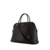 Hermès Bolide 35 cm handbag in black Fjord leather - 00pp thumbnail