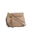 Marc Jacobs Recruit Nomad shoulder bag in taupe leather - 360 thumbnail