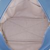 Hermes Victoria handbag in blue jean togo leather - Detail D2 thumbnail