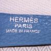 Borsa Hermes Victoria in pelle togo blu - Detail D3 thumbnail