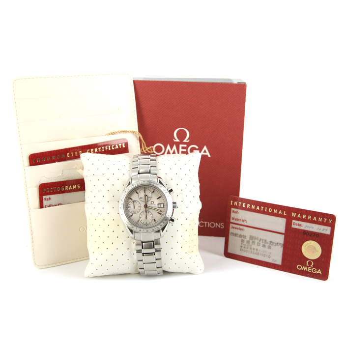 Orologio Omega Speedmaster in acciaio Ref :  178.0055 Circa  2010 - Detail D2
