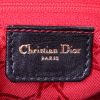 Bolso de mano Dior Lady Dior modelo mediano en charol negro - Detail D4 thumbnail