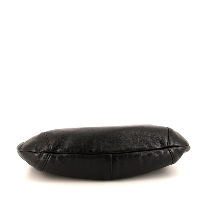 Saint Laurent Vintage handbag in black leather - Detail D4