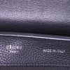 Sac à main Celine Trapeze en cuir noir et daim noir - Detail D4 thumbnail