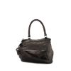 Givenchy Pandora small model handbag in black burnished leather - 00pp thumbnail
