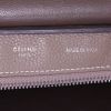 Celine Trapeze handbag in taupe leather and taupe suede - Detail D4 thumbnail