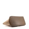 Celine Trapeze handbag in taupe leather and taupe suede - Detail D5 thumbnail