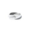 Cartier Trinity medium model ring in white gold and ceramic, size 51 - 00pp thumbnail