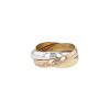 Bague Cartier Trinity "les Must de Cartier" moyen modèle en 3 ors, taille 51 - 00pp thumbnail