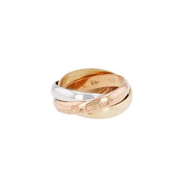 Cartier Trinity "les Must de Cartier" medium model ring in 3 golds