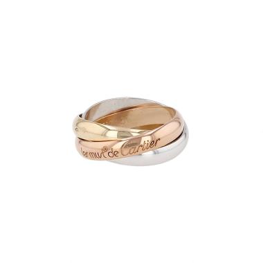 Cartier Trinity "les Must de Cartier" medium model ring in 3 golds, size 51