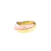 Cartier Trinity vintage medium model ring in 3 golds, size 51 - 00pp thumbnail