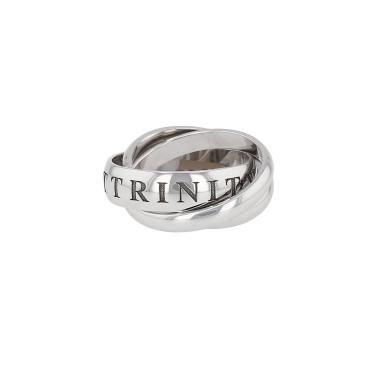 Anello Cartier in oro, modelli Amour e Trinity in oro bianco non rodiato