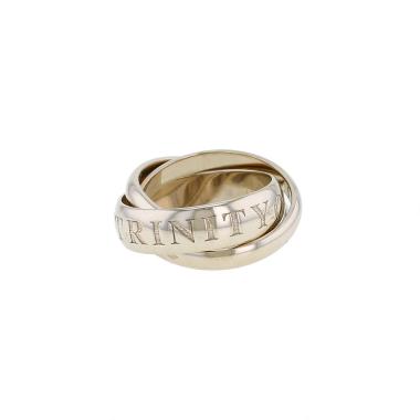 Cartier Or, Amour et Trinity ring in white gold