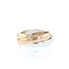 Cartier Trinity Medium model ring in 3 golds - 360 thumbnail