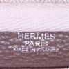 Crocodile Hermes Kelly Pochette Hermes Victoria en cuir togo étoupe - Detail D3 thumbnail