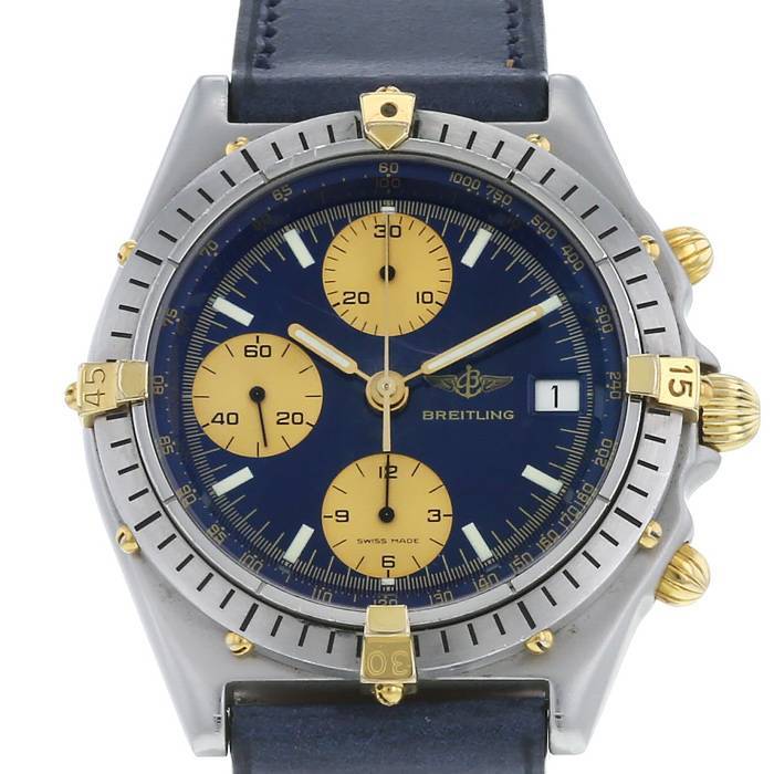 Orologio Breitling Chronomat in acciaio e oro placcato Ref :  81950A Circa  1990 - 00pp