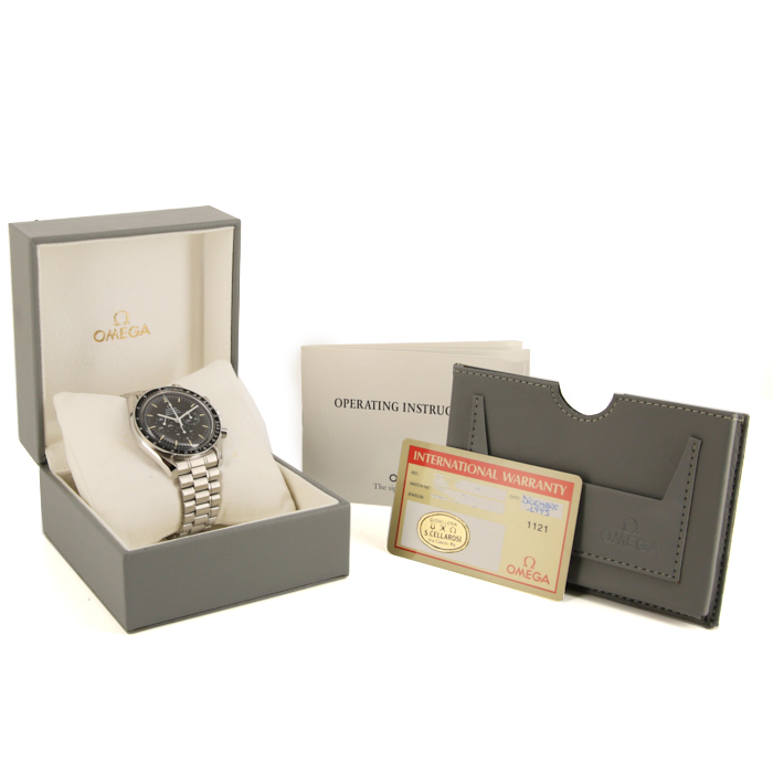 Omega Speedmaster watch in stainless steel Ref:  3590.50 Circa  1995 - Detail D2