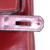 Hermes Kelly 32 cm handbag in burgundy box leather - Detail D5 thumbnail