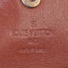 Portafogli Louis Vuitton Organizer in tela monogram marrone e pelle naturale - Detail D3 thumbnail