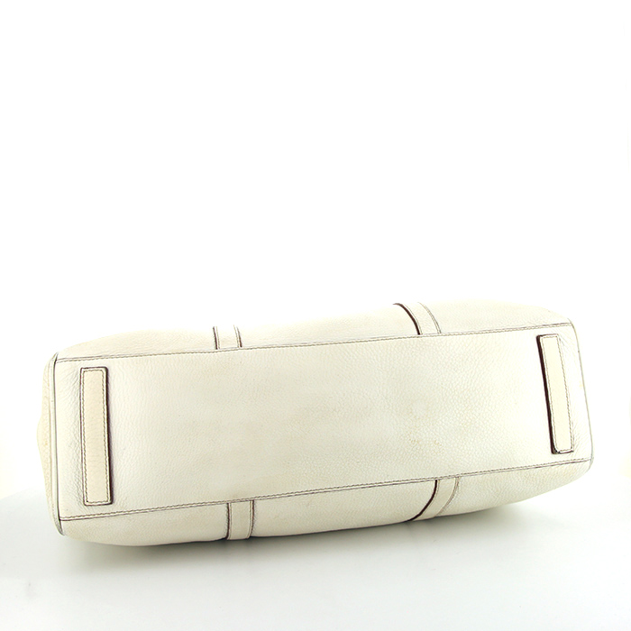 トートバッグ PRADA WHITE LEATHER SHOPPING BAG Prada Tote 378470 | Collector Square
