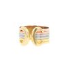 Open Cartier C de Cartier large model ring in white gold,  pink gold and yellow gold, size 51 - 00pp thumbnail