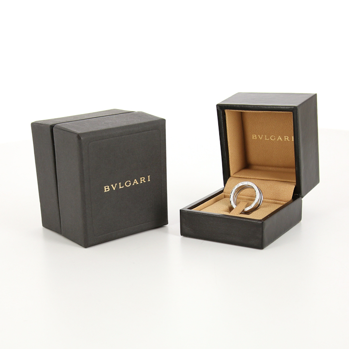 Sortija Bulgari B.Zero1 modelo mediano en oro blanco - Detail D2