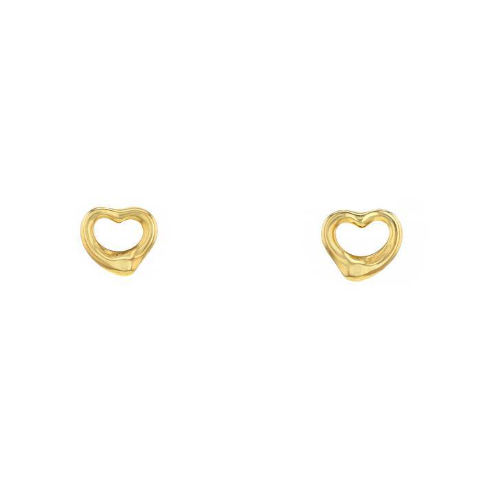 Tiffany & Co. Elsa Peretti Open Heart Earrings in Sterling Silver | myGemma  | Item #116070