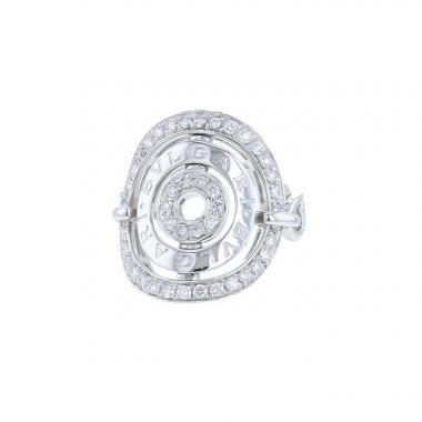 Bague semi-articulée Bulgari Astrale en or blanc et diamants