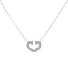 Collier Cartier Coeur et Symbole grand modèle en or blanc - 00pp thumbnail