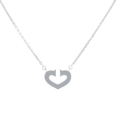 Collar Cartier Coeur et Symbole de oro blanco