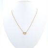 Open C de Cartier necklace in yellow gold and diamonds - 360 thumbnail