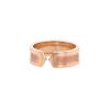Open Cartier C de Cartier small model ring in pink gold - 00pp thumbnail
