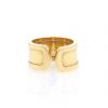 Open Cartier C de Cartier large model ring in yellow gold - 360 thumbnail