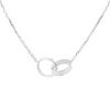 Cartier Love necklace in white gold and diamonds - 00pp thumbnail