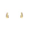 Cartier Trinity small model small hoop earrings in 3 golds - 00pp thumbnail