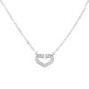 Cartier C de Cartier small model necklace in white gold and diamonds - 00pp thumbnail