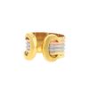 Open Cartier C de Cartier large model ring in yellow gold,  pink gold and white gold, size 52 - 00pp thumbnail