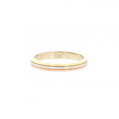 Cartier Vendôme Louis Cartier small model ring in 3 golds, size 55