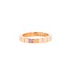 Cartier Lanière ring in pink gold and sapphire - 00pp thumbnail