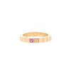 Cartier Lanière small model ring in pink gold and sapphire - 00pp thumbnail