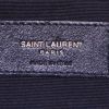 Sac bandoulière Saint Laurent Loulou en cuir matelassé chevrons vert-kaki - Detail D4 thumbnail