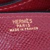 Pochette-cintura Hermès Floride in pelle Courchevel bordeaux - Detail D3 thumbnail