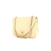 Chanel Vintage shoulder bag in beige quilted leather - 00pp thumbnail