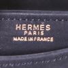 Hermès New Jimmy's handbag in black doblis calfskin and black leather - Detail D4 thumbnail