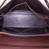 Hermes Kelly 32 cm handbag in brown box leather - Detail D2 thumbnail