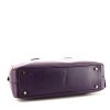Prada Bowling handbag in purple leather - Detail D4 thumbnail